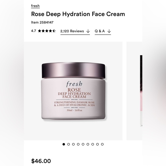 NIB Fresh Rose Deep Hydration Cream - Picture 6 of 6